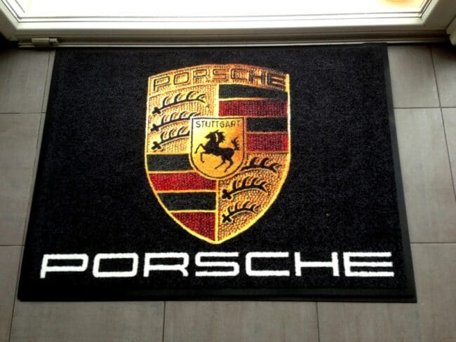 Exemple réalisation pour un tapis personnalisé.