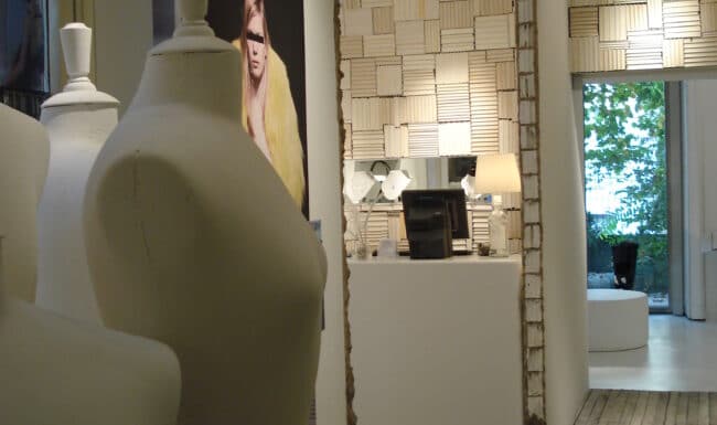 Moquette en trompe l'oeil (135M²) pour la boutique 