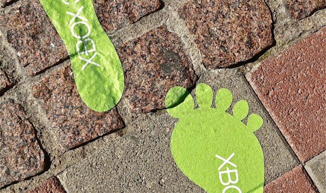Stickers de sol extérieur, campagne XboX360