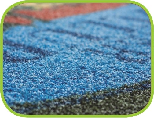 tapis turf extérieur (détail) Détail d'un tapis extérieur TURF