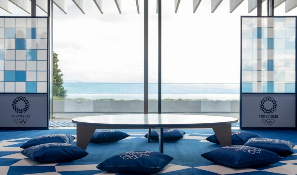 Moquette exposition temporaire sport / manga