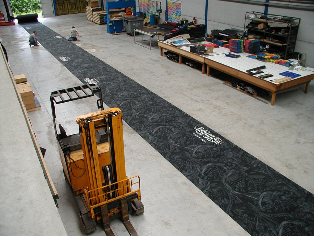 Moquette sur-mesure : atelier Befloor