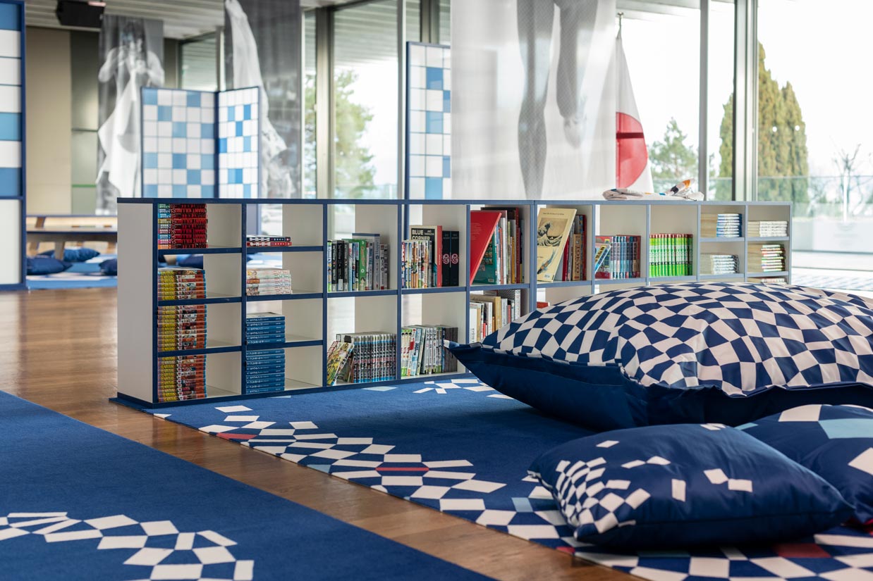 Moquette temporaire personnalisé sport / manga